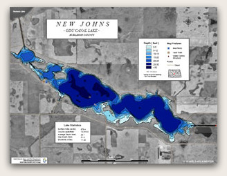 New Johns Lake GDU Canals Lake Records