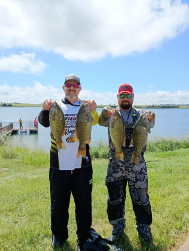 Paul Reinbold and Cody Arth at Hoffer Lake Tournament 2024